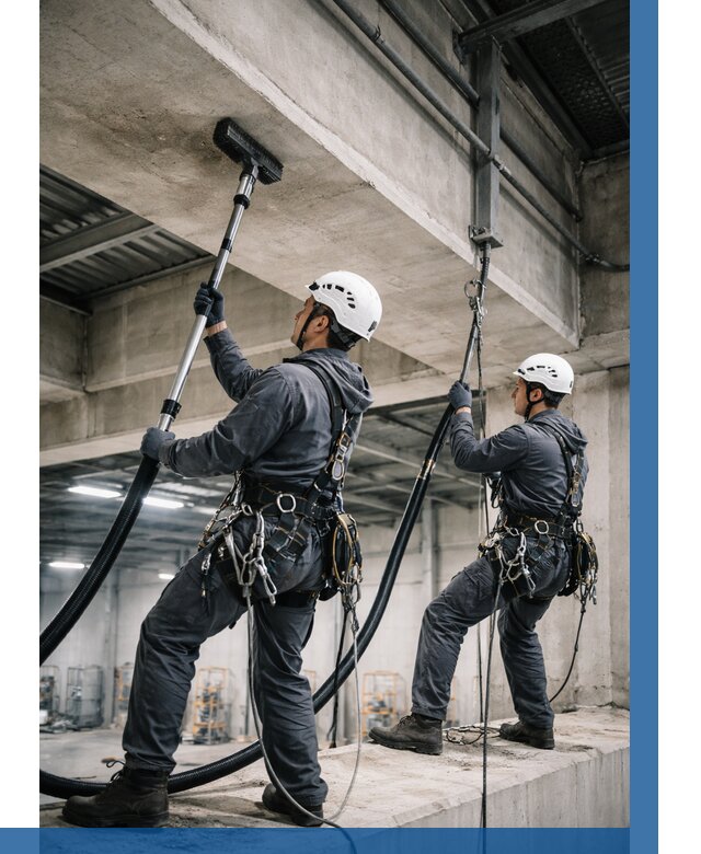 Обеспыливание потолочных конструкций в Перми от 268 р. |ВЫСОТНИК-Прм