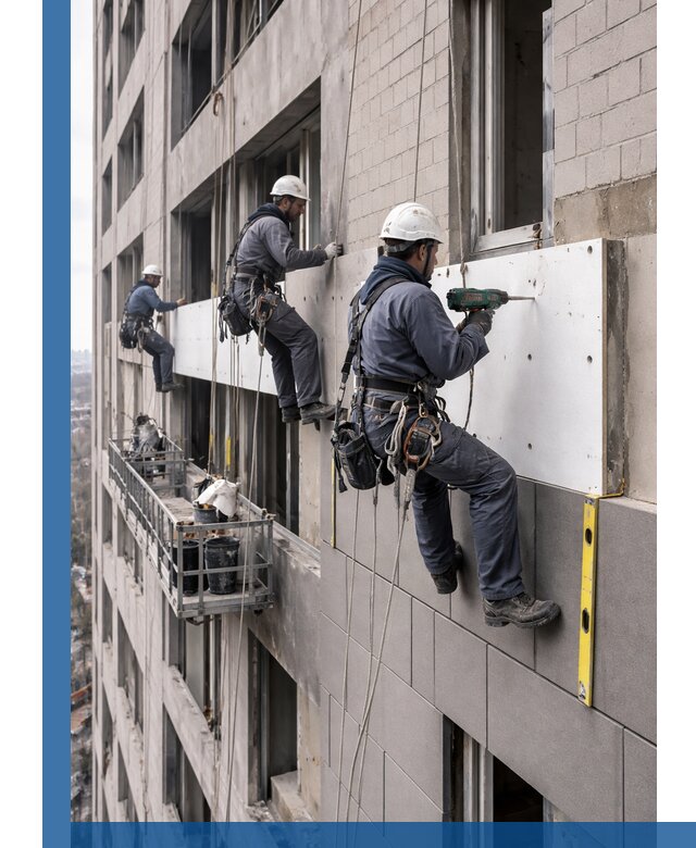 Монтаж фасадных термопанелей высокого качества в Перми