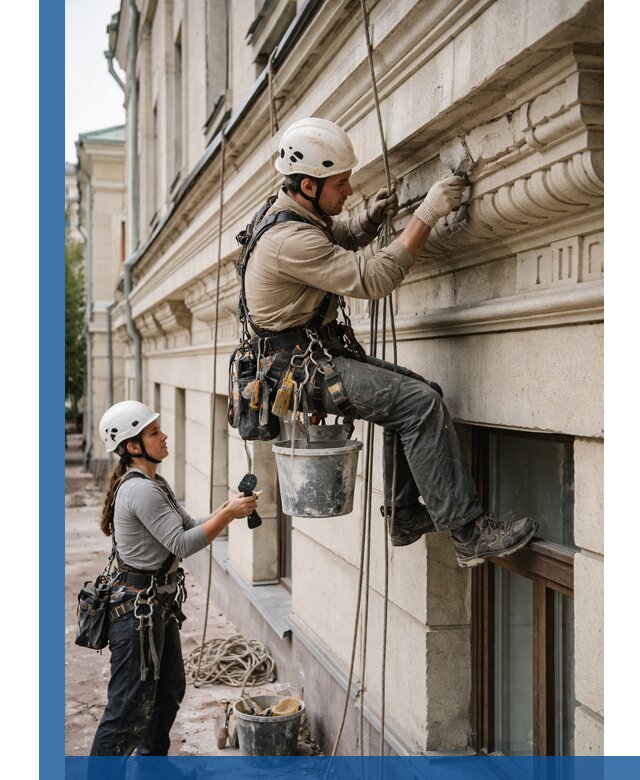 Профессиональный ремонт карнизов и молдингов в Перми