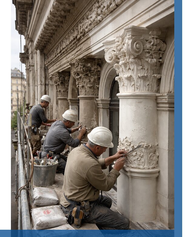 Реставрация фасадной лепнины в Перми от 2678 р. | ВЫСОТНИК-Прм