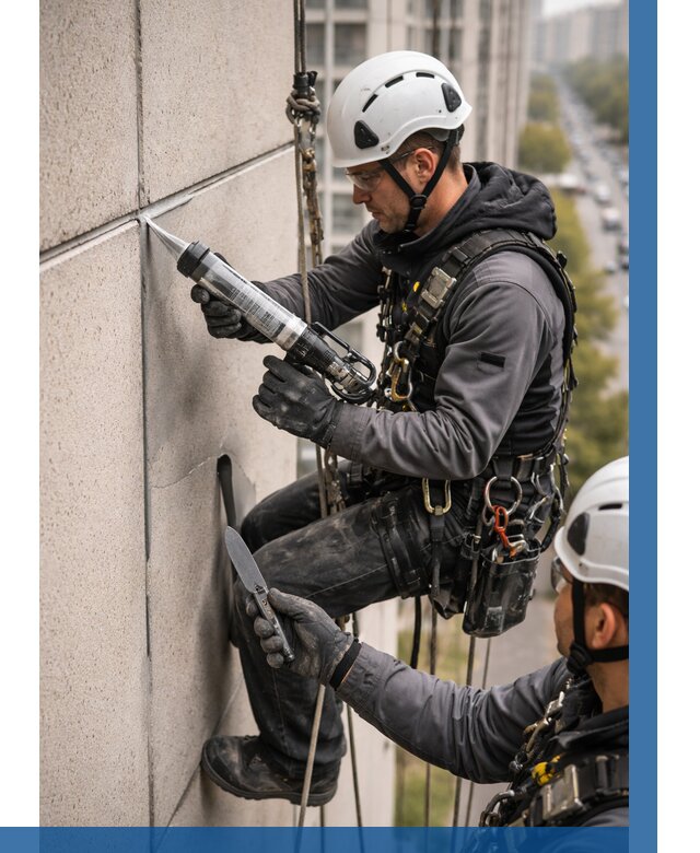 Первичная герметизация швов в Перми от 643 р. | ВЫСОТНИК-Прм