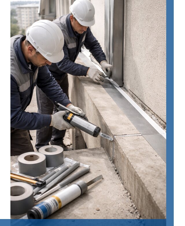 Герметизация примыкания балкона в Перми от 4820 р. | ВЫСОТНИК-Прм