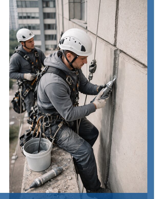 Ремонт деформационных швов здания в Перми от 1071 р. | ВЫСОТНИК-Прм