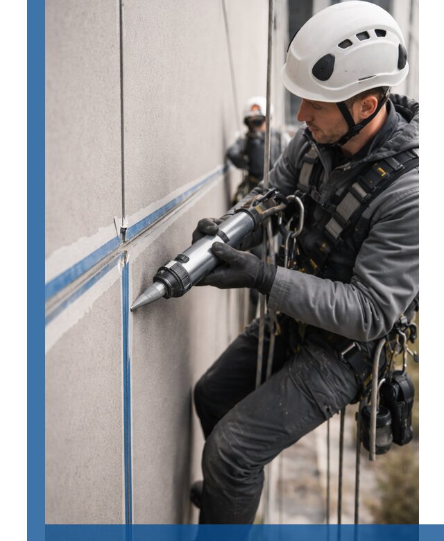 Герметизация стыков фасадных панелей в Перми качественно и быстро