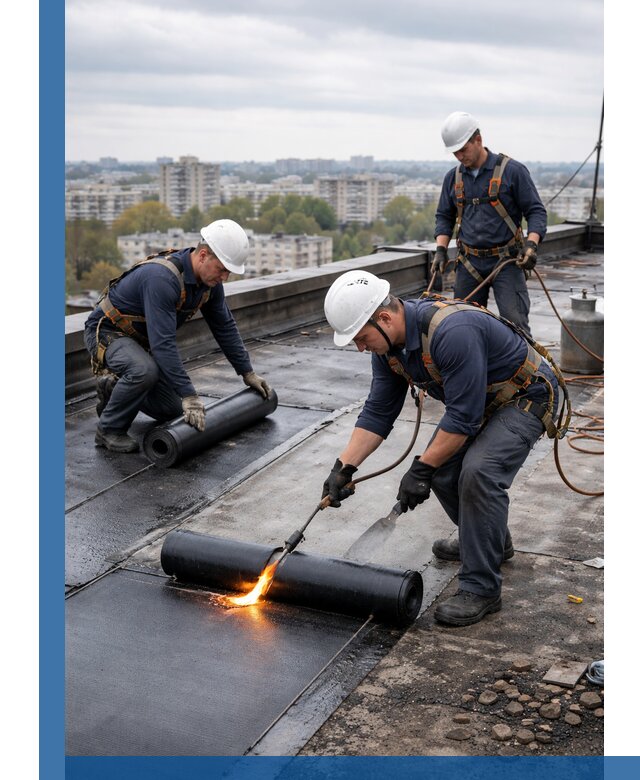 Ремонт наплавляемой кровли в Перми качественно и надежно