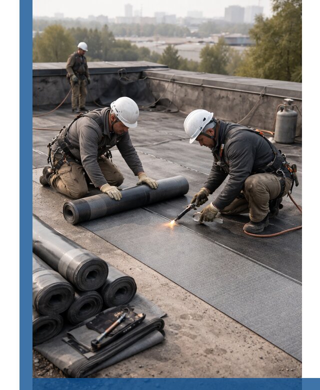 Монтаж мягкой кровли в Перми профессионально и надежно