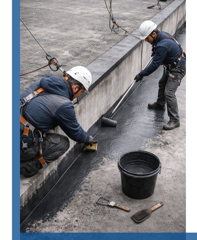 Гидроизоляция кровли жидкой резиной профессионально в Перми