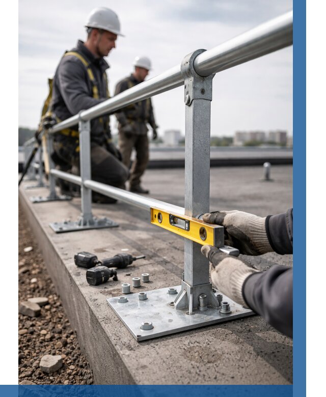 Монтаж кровельного ограждения в Перми от 1285 р. | ВЫСОТНИК-Прм