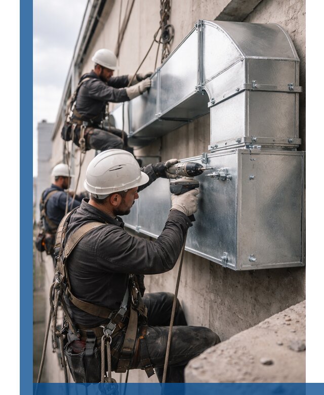 Профессиональный монтаж вентиляционных коробов в Перми под ключ