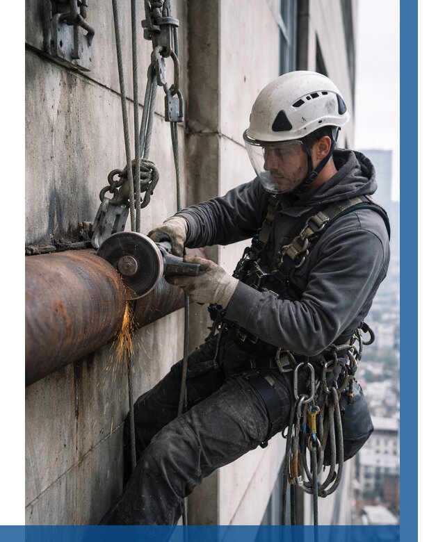 Резка металла на высоте в Перми по цене от 4820 р. | ВЫСОТНИК-Прм