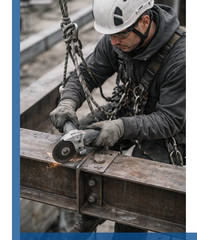 Резка металла на высоте в Перми для зданий и конструкций