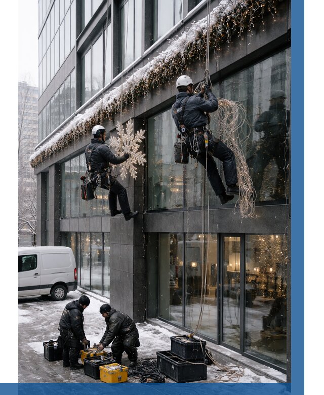 Демонтаж новогоднего оформления в Перми от 5891 р. | ВЫСОТНИК-Прм