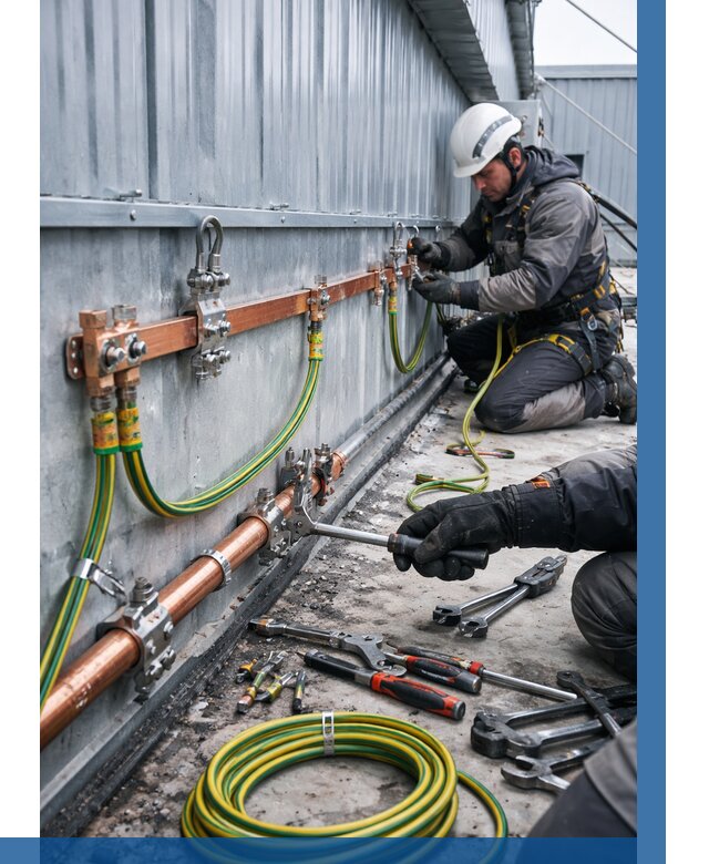 Монтаж заземления здания в Перми от 26778 р. | ВЫСОТНИК-Прм