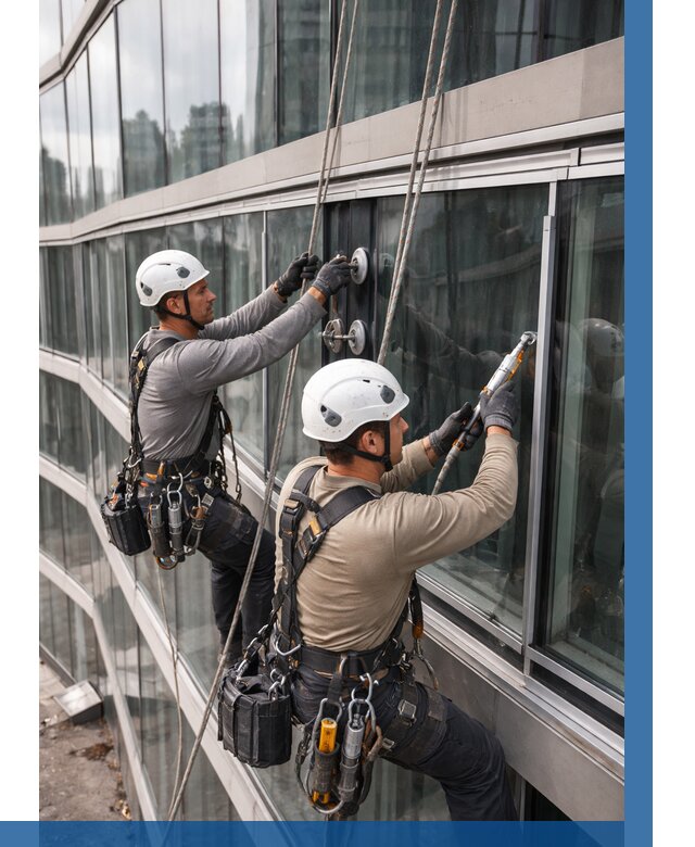 Радиусное остекление фасада в Перми от 12853 р. | ВЫСОТНИК-Прм