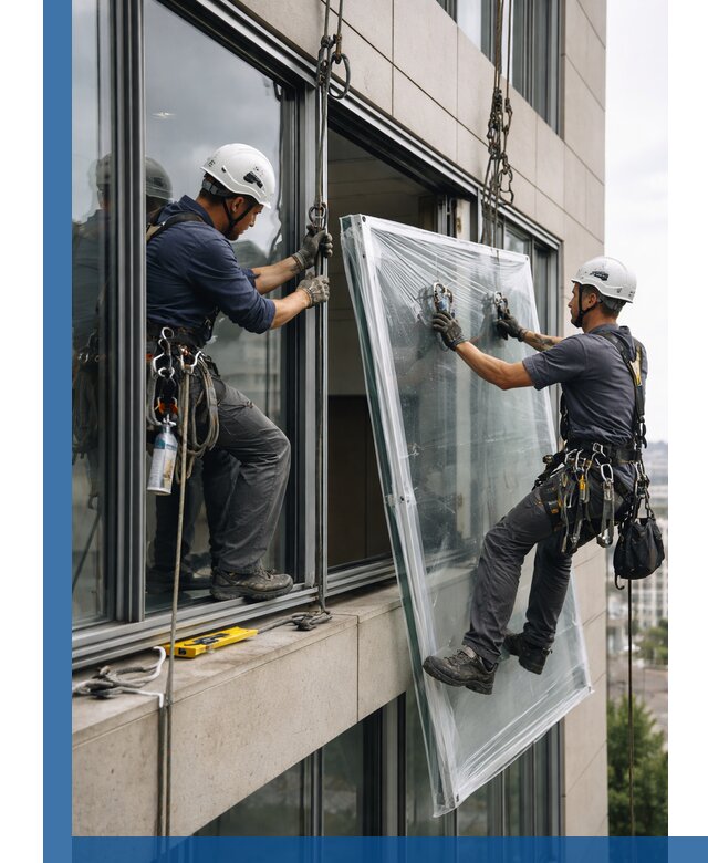 Профессиональная замена стекла в витраже в Перми с гарантией