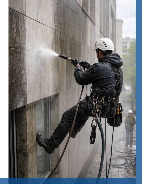 Гидроструйная очистка поверхностей в Перми от 910 р. | ВЫСОТНИК-Прм