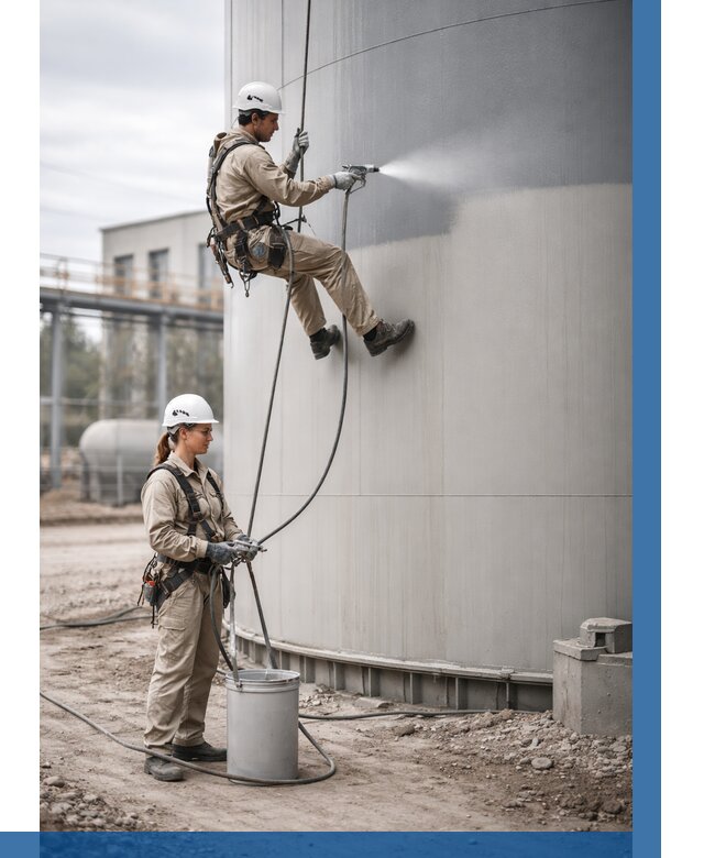 Покраска резервуаров в Перми от 1285 р. | ВЫСОТНИК-Прм — заказать