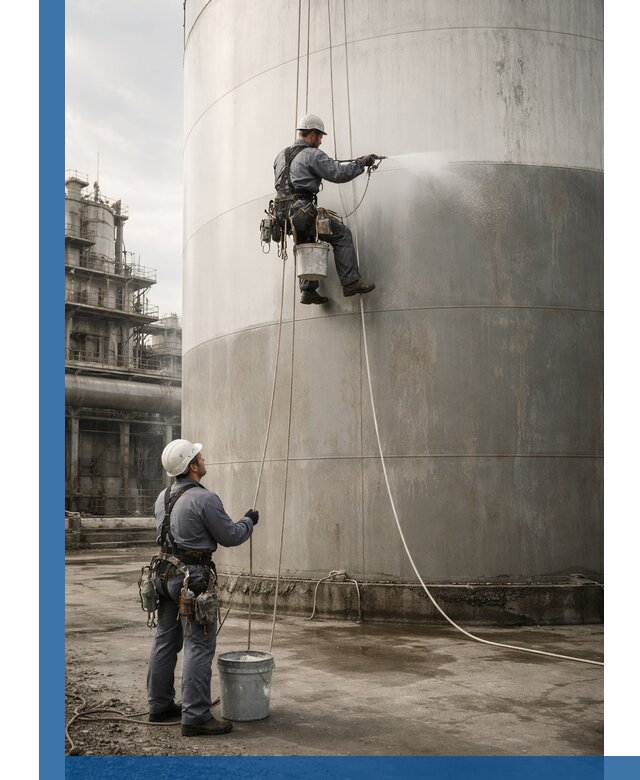 Покраска стальных резервуаров и емкостей в Перми профессионально