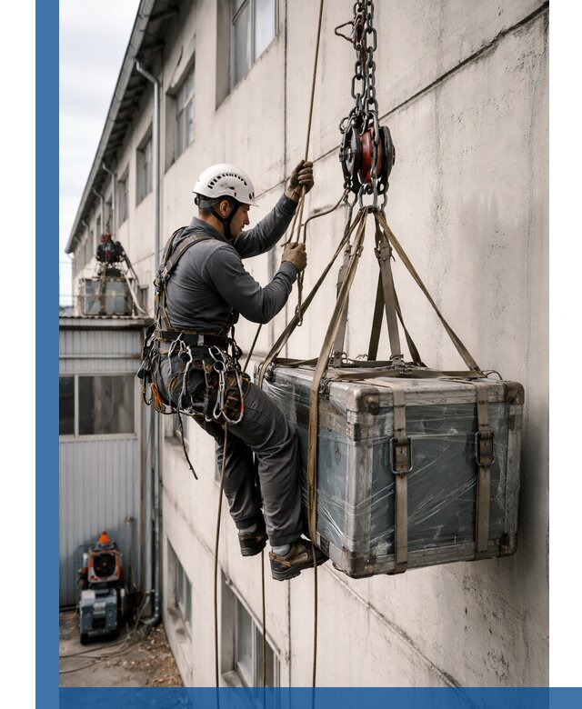 Подъем грузов на высоту в Перми для промышленных объектов