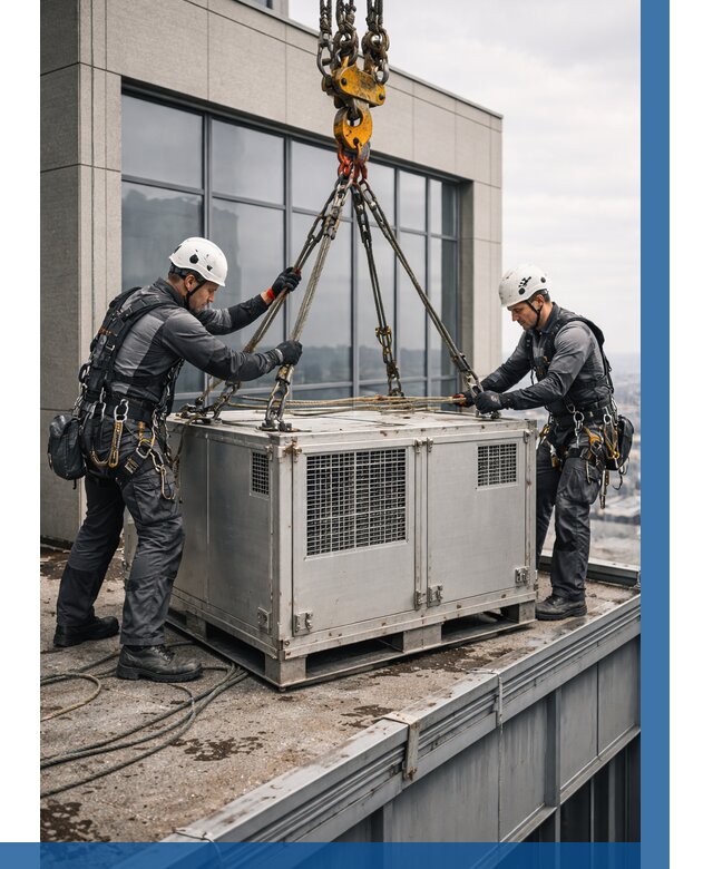 Такелажные работы на высоте в Перми от 8569 р. | ВЫСОТНИК-Прм