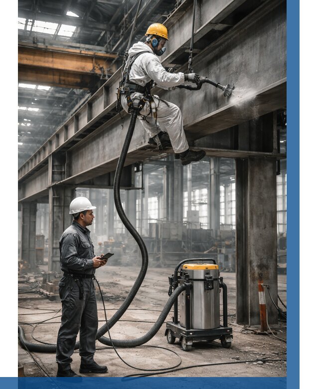 Обеспыливание конструкций в цехе в Перми от 4499 р. | ВЫСОТНИК-Прм