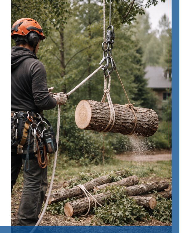 Валка деревьев частями в Перми от 8033 р. | ВЫСОТНИК-Прм