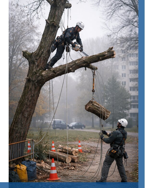 Удаление аварийных деревьев в Перми от 16067 р. | ВЫСОТНИК-Прм