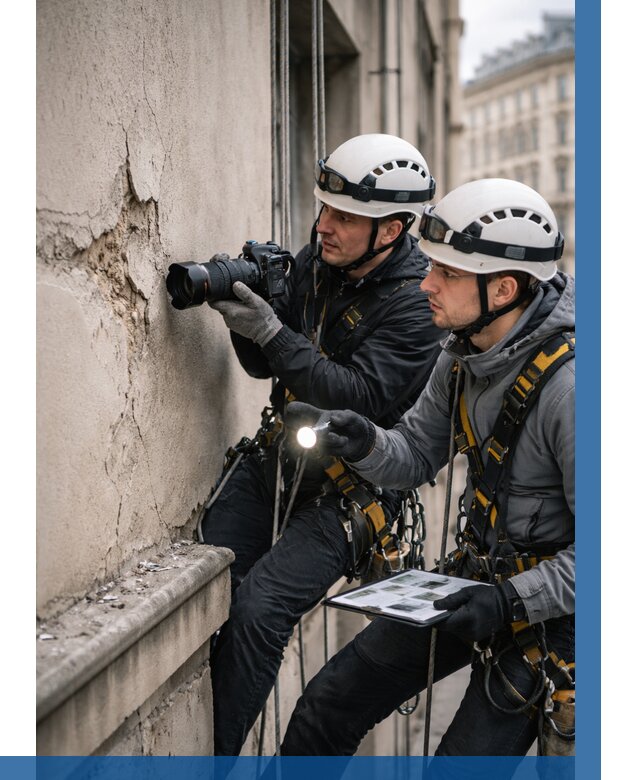 Фотофиксация дефектов фасада в Перми от 4820 р. | ВЫСОТНИК-Прм